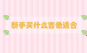新手買什么吉他適合