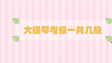 大提琴考級(jí)一共幾級(jí)