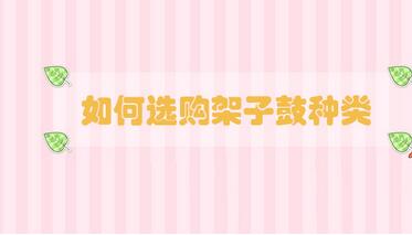 如何選購架子鼓種類