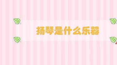 揚(yáng)琴是什么樂器