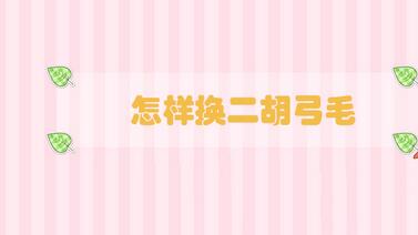 怎樣換二胡弓毛