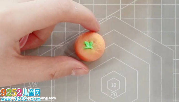 橘子超輕粘土教程