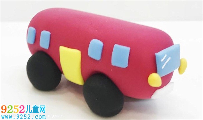 超輕粘土大巴車教程