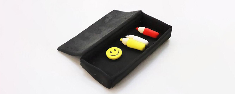用超輕粘土做鉛筆盒