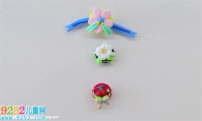 超輕粘土小花朵教程