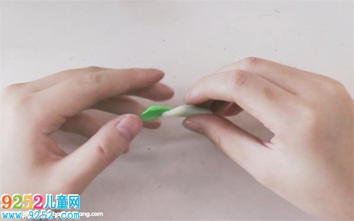 超輕粘土白菜怎么做
