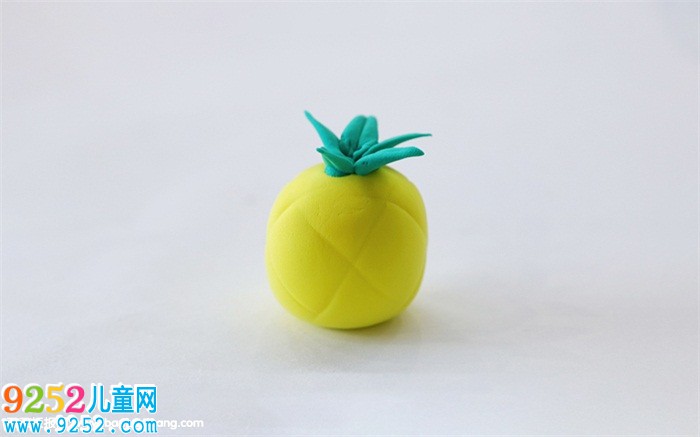 用超輕粘土做菠蘿怎么做