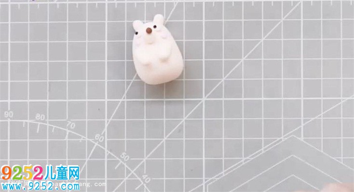 粘土刺猬的制作方法