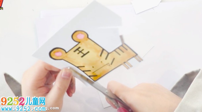 十二生肖虎書簽制作方法