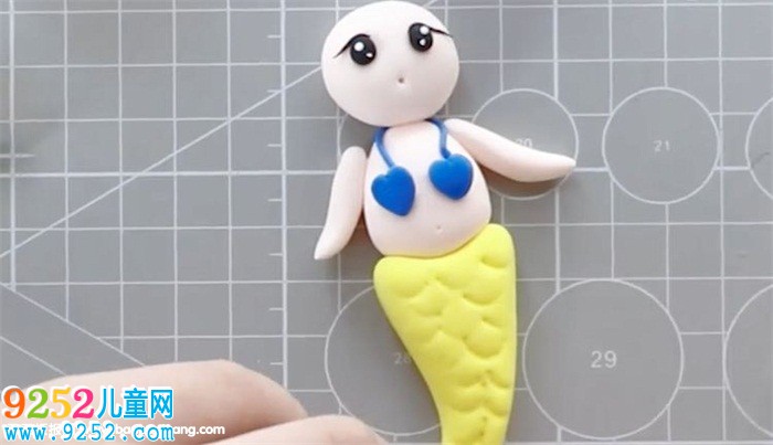 超輕粘土美人魚怎么捏