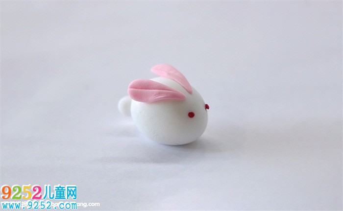 用超輕粘土做小兔子簡單