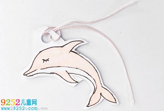 海豚書簽制作方法