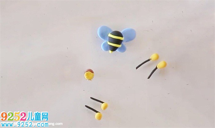 超輕粘土蜜蜂制作方法