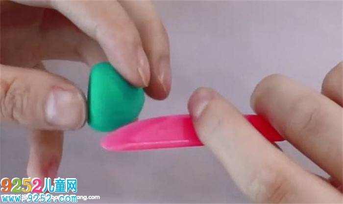 蓮蓬的超輕粘土做法