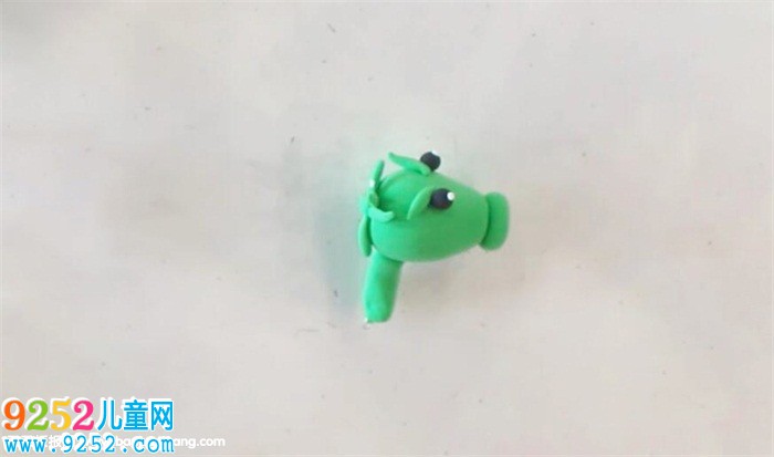 豌豆射手超輕粘土教程