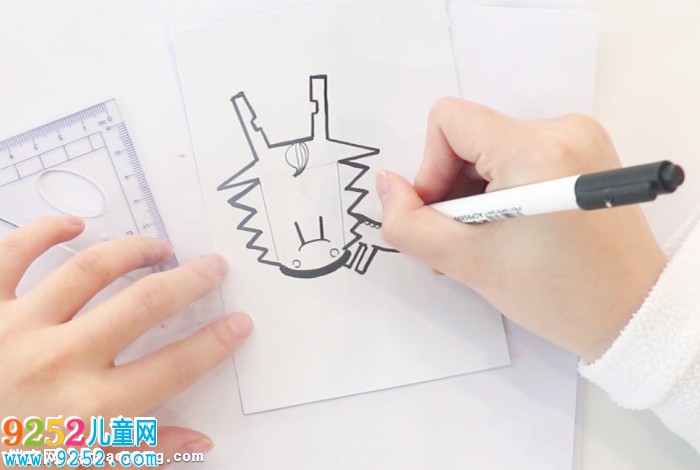 十二生肖龍書簽制作方法