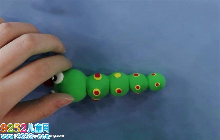 超輕粘土做毛毛蟲教程