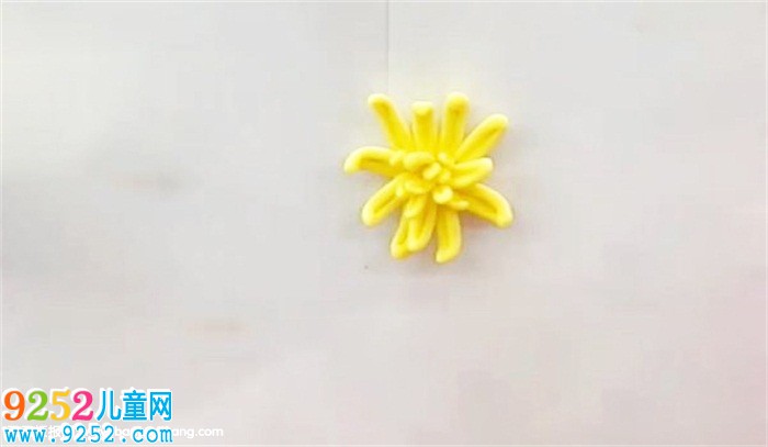 超輕粘土制作菊花