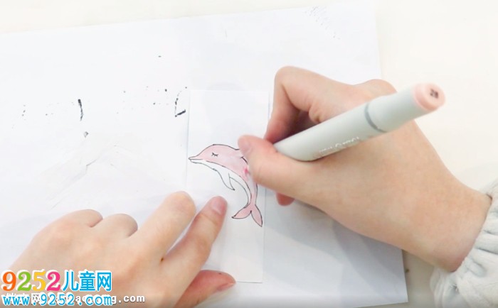 海豚書簽制作方法