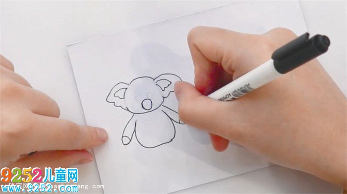 小考拉書簽怎么做