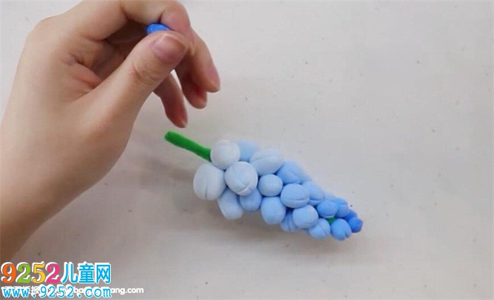 超輕粘土風(fēng)信子盆栽教程