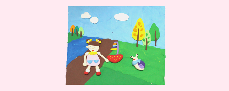 超輕粘土春游主題作品
