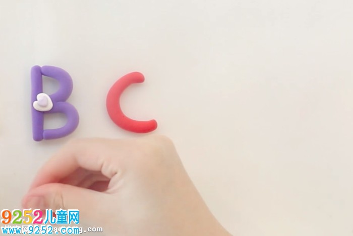 超輕粘土字母作品教程