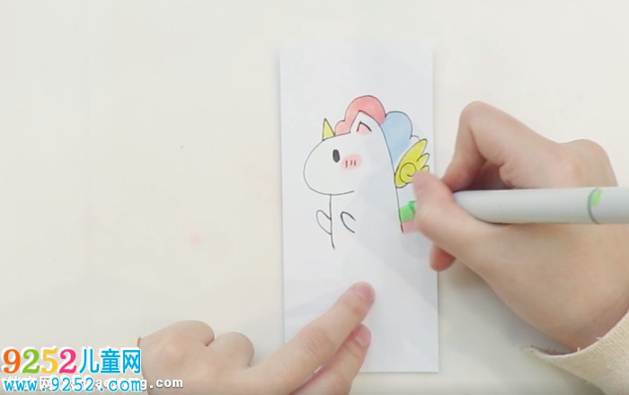 獨角獸書簽怎么做