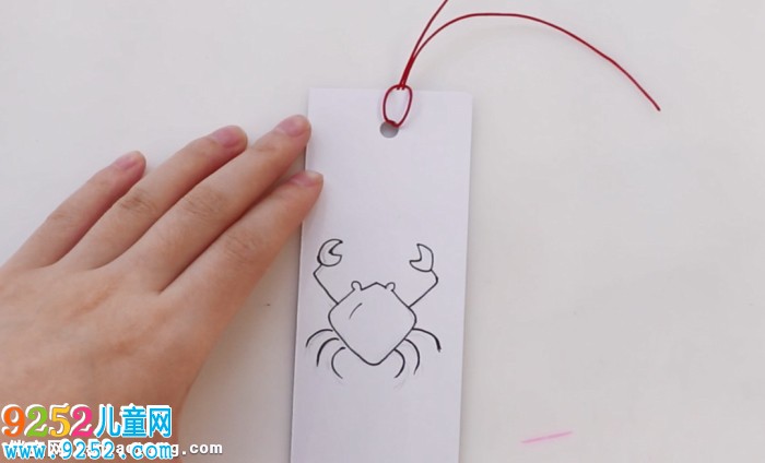 巨蟹座書簽制作方法