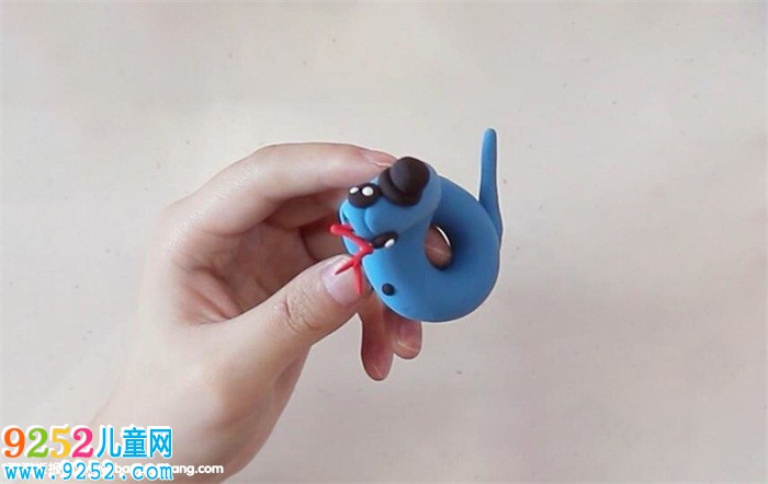 十二生肖超輕粘土蛇教程