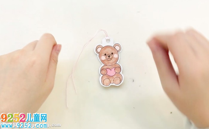 小熊書簽怎么做