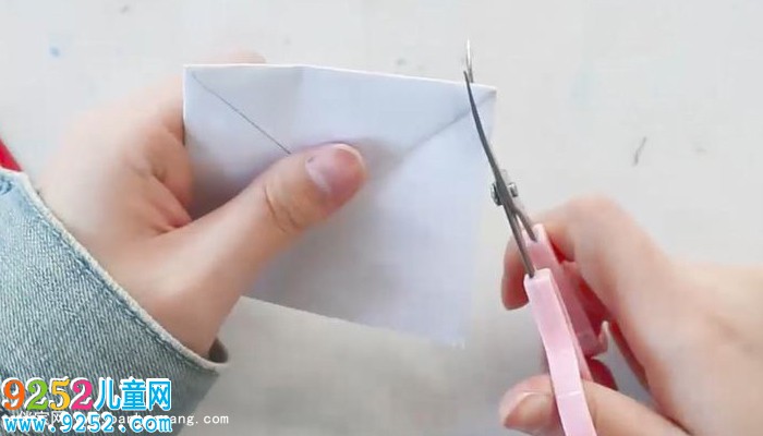 小雞書簽怎么折