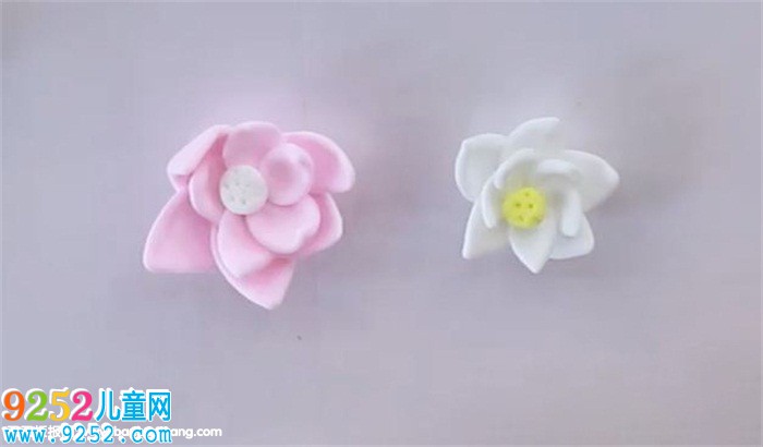 超輕粘土荷花教程