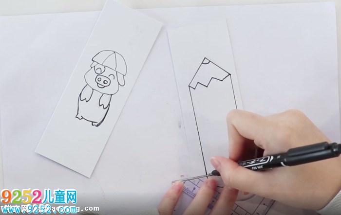送給老師的自制書(shū)簽教程