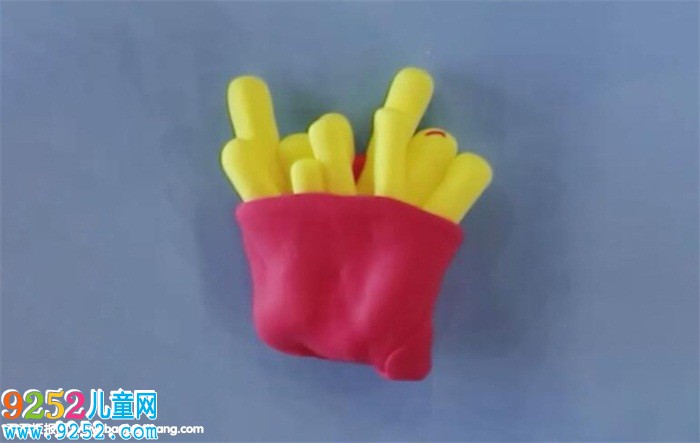 超輕粘土薯條做法