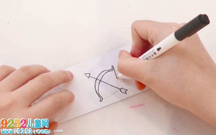 射手座書簽制作方法