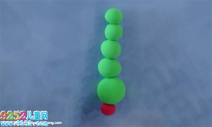 超輕粘土做毛毛蟲教程