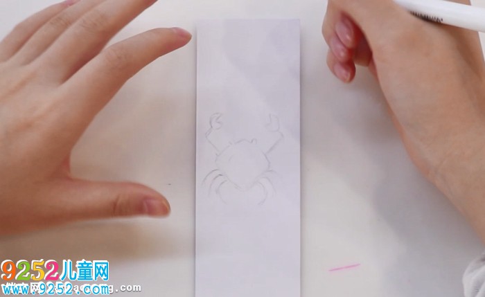 巨蟹座書簽制作方法