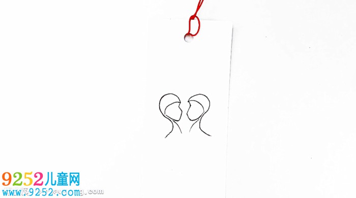 雙子座書(shū)簽制作方法