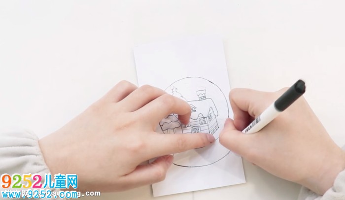 關(guān)于冬天的書(shū)簽怎么做