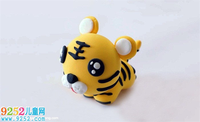 超輕粘土老虎怎么做