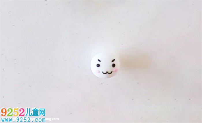 超輕粘土長草顏團子教程
