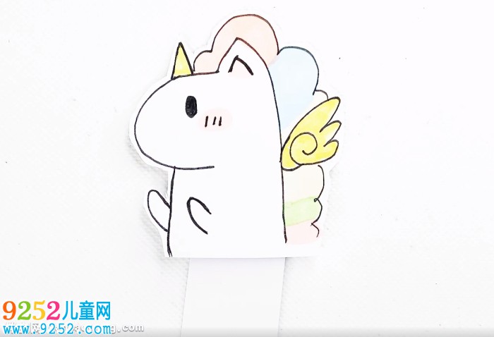 獨角獸書簽怎么做