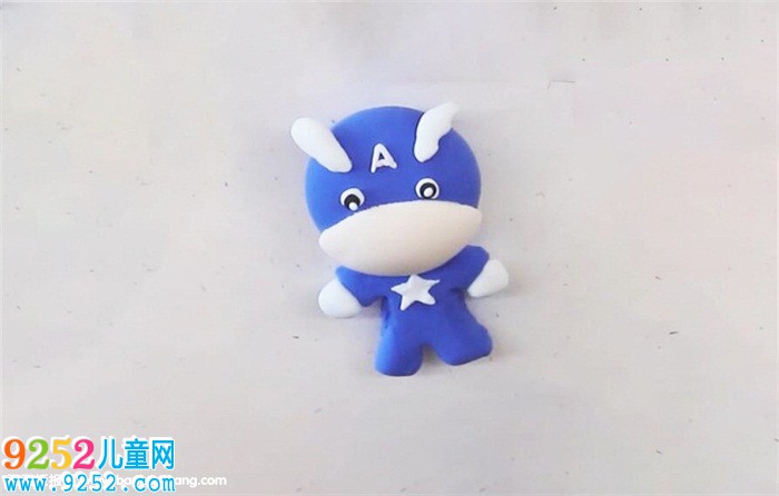 超輕粘土美國隊長簡單教程