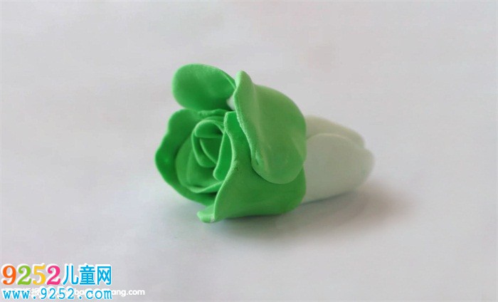 超輕粘土白菜怎么做