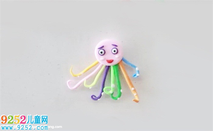 超輕粘土章魚怎么做