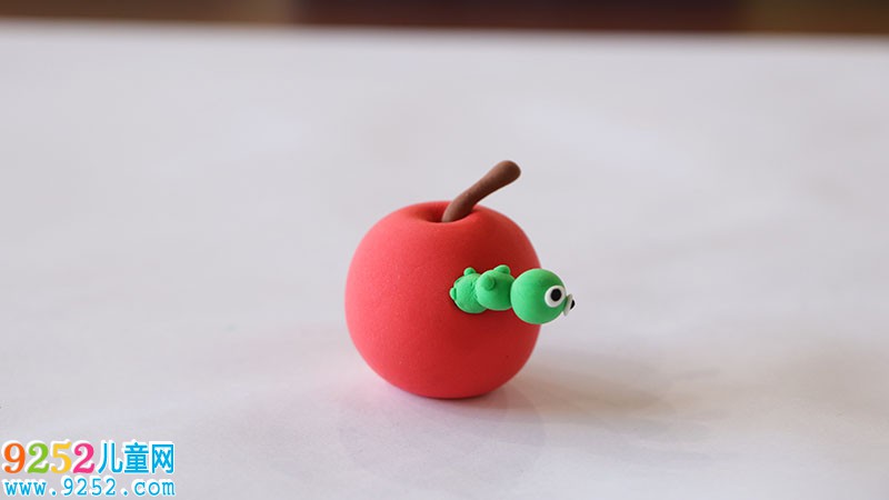 超輕粘土蘋果制作教程