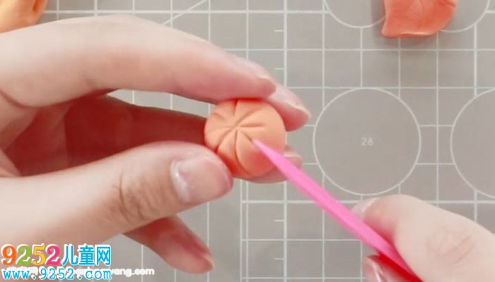 橘子超輕粘土教程