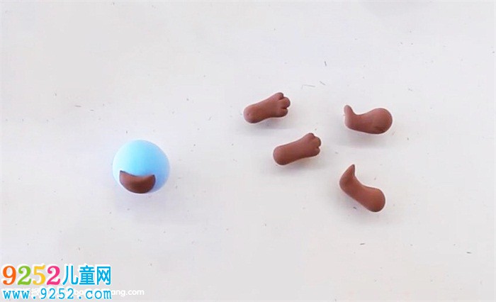 超輕粘土可愛小熊教程