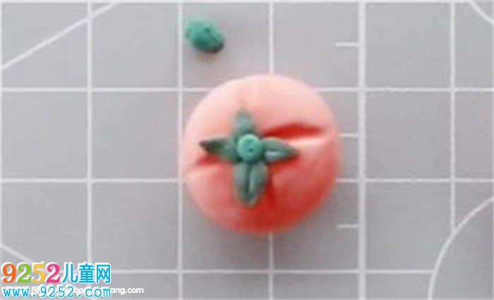 超輕粘土柿子教程